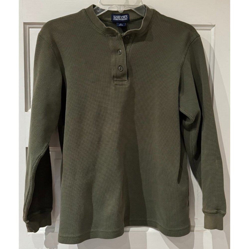 Women's Lands' End Long-Sleeve Heavy Knit Shirt